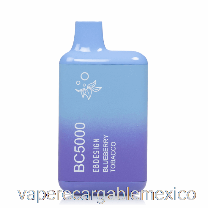 Vape Recargable Bc5000 Tabaco De Arándano Desechable